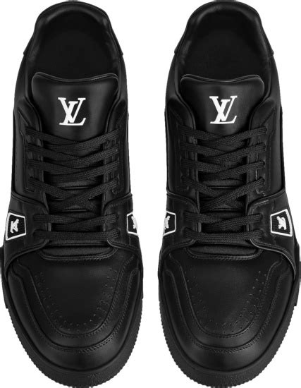 lv trainers sale|men's black louis vuitton trainers.